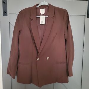 H&M Brown Women's Blazer Size 12